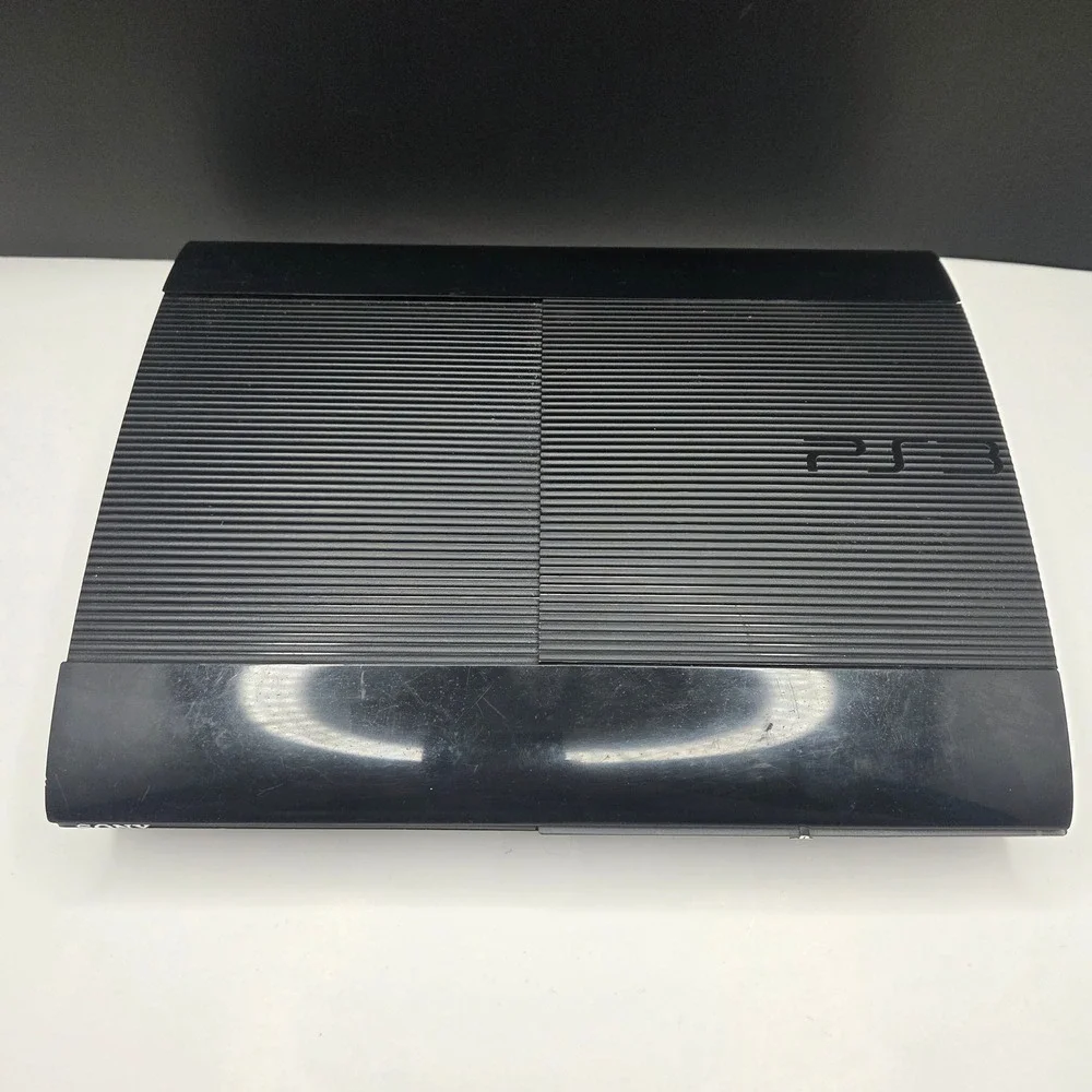 Sony PlayStation 3 PS3 Super Slim Console Black HDMI Power Cables Tested